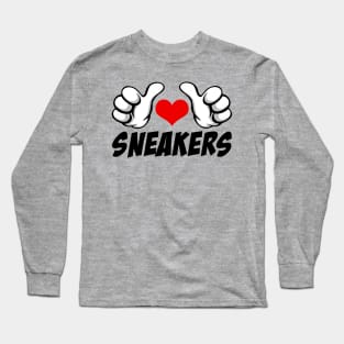 I Love Sneakers Long Sleeve T-Shirt